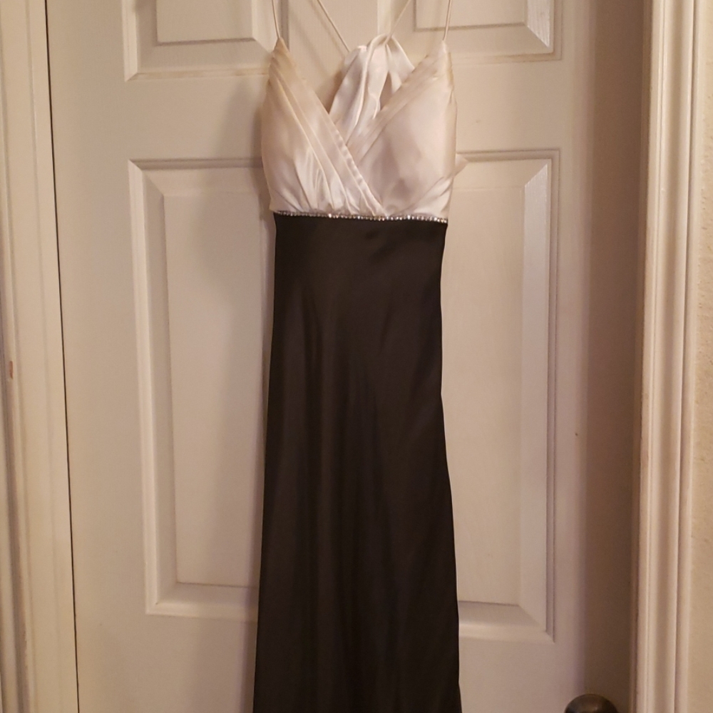 A black and white gorgeous dress